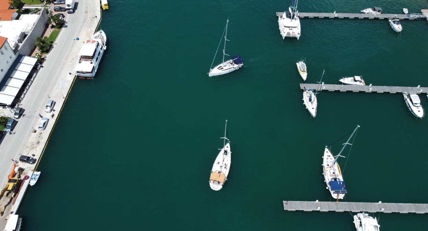 Kroatien 2023 Hafenmanöver Hafen von Rab