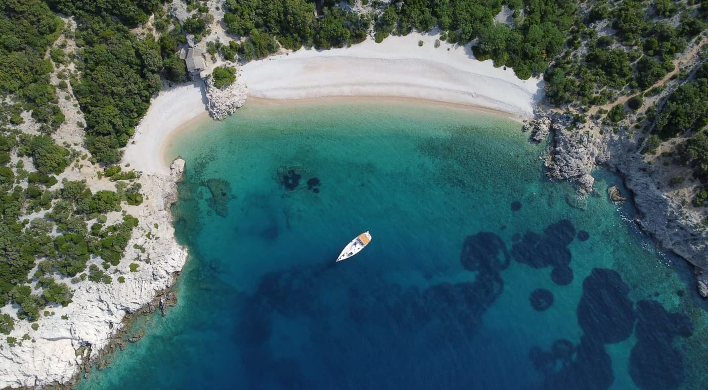 Kroatien 2023 Lubenice-Bucht